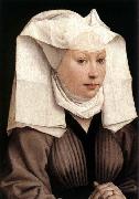 WEYDEN, Rogier van der Lady Wearing a Gauze Headdress oil painting picture wholesale